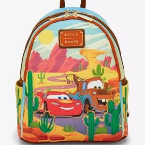 Loungefly Disney Pixar Cars Lightning McQueen and Mater Mini Backpack Exclusive